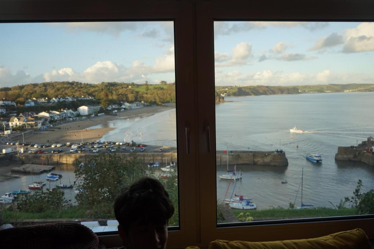 Beach House With Sea Views Over Saundersfoot Bay Eksteriør bilde